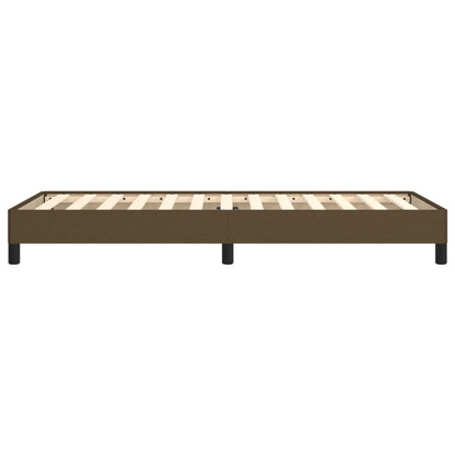 Bedframe Stof Donkerbruin 90 x 200 cm 25 cm