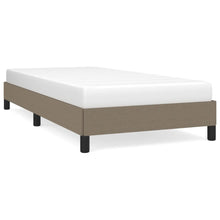 Bedframe Stof Taupe 90 x 200 cm 25 cm