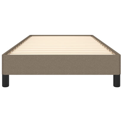 Bedframe Stof Taupe 90 x 200 cm 25 cm
