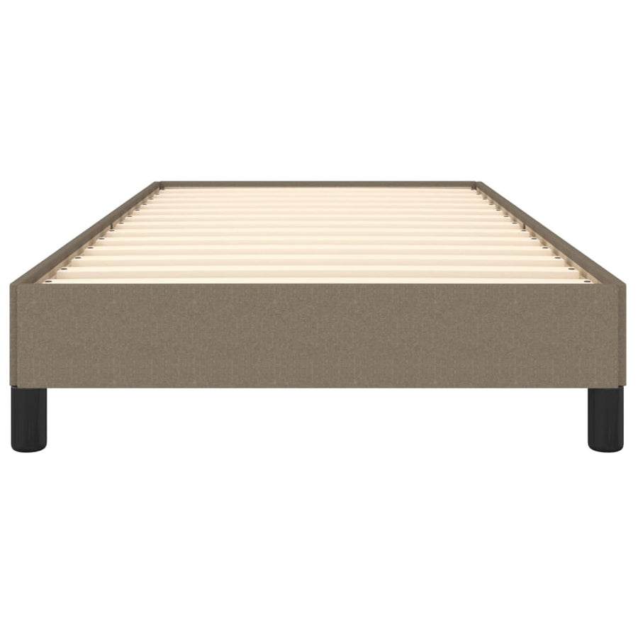 Bedframe Stof Taupe 90 x 200 cm 25 cm