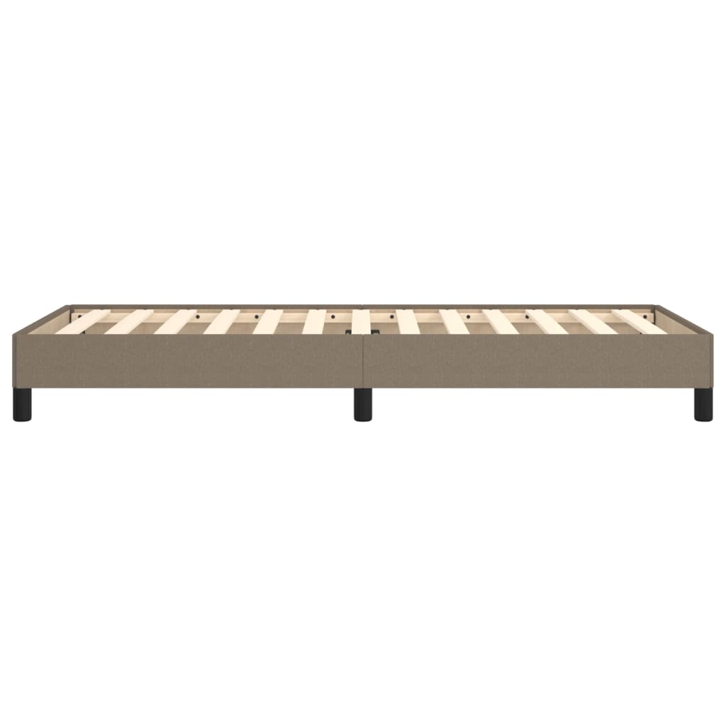 Bedframe Stof Taupe 90 x 200 cm 25 cm