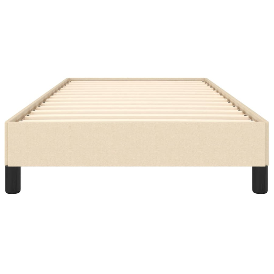 Bedframe Stof Kleurig Crème 90 x 200 cm 25 cm