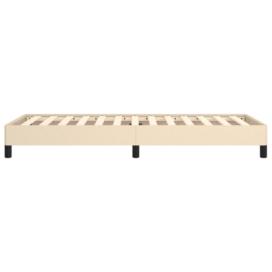 Bedframe Stof Kleurig Crème 90 x 200 cm 25 cm