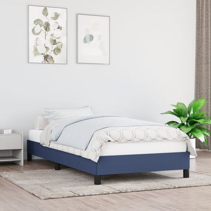 Bedframe Stof Blauw 90 x 200 cm 25 cm