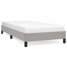 Bedframe Stof Lichtgrijs 100 x 200 cm 25 cm