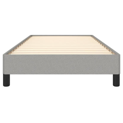 Bedframe Stof Lichtgrijs 100 x 200 cm 25 cm