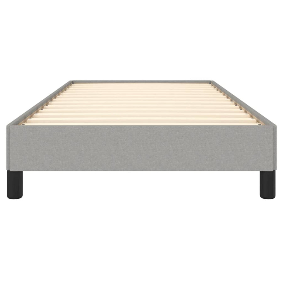 Bedframe Stof Lichtgrijs 100 x 200 cm 25 cm