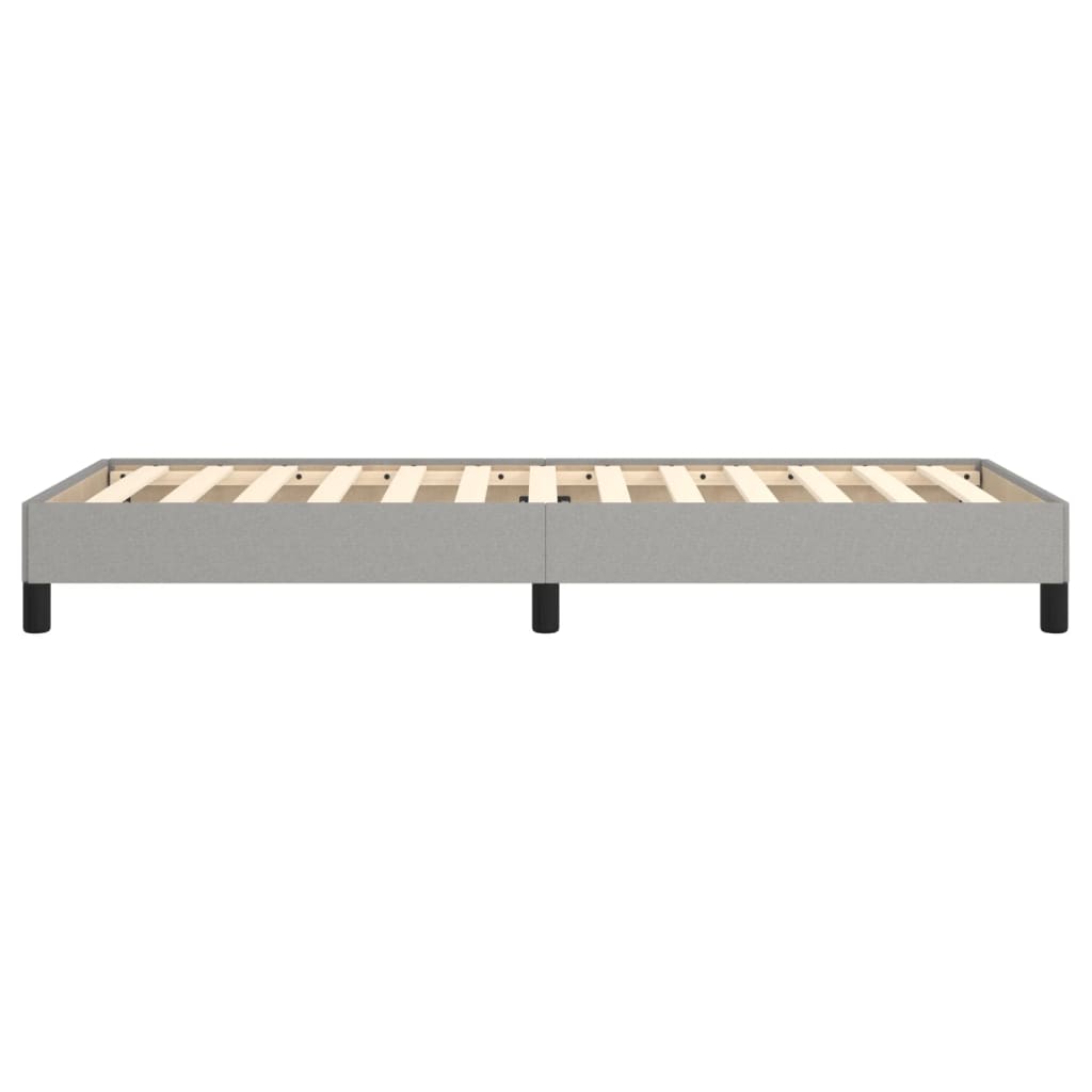 Bedframe Stof Lichtgrijs 100 x 200 cm 25 cm