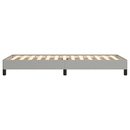 Bedframe Stof Lichtgrijs 100 x 200 cm 25 cm