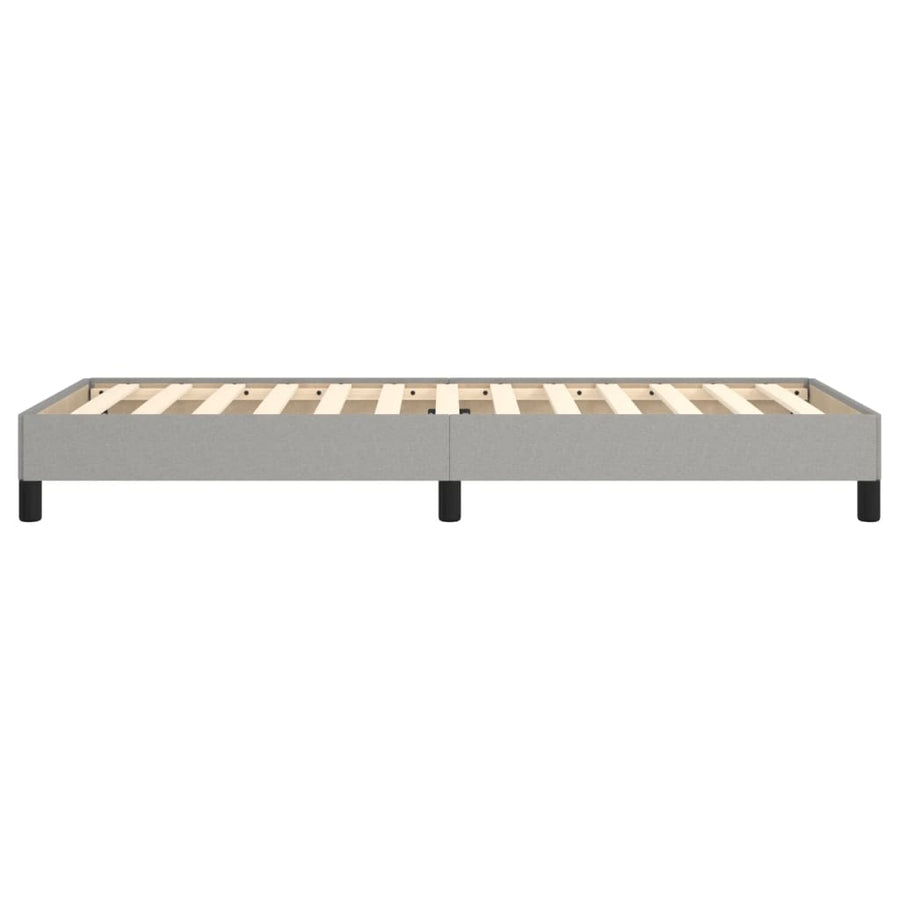 Bedframe Stof Lichtgrijs 100 x 200 cm 25 cm