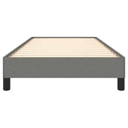 Bedframe Stof Donkergrijs 100 x 200 cm 25 cm