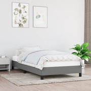 Bedframe 100x200 cm stof donkergrijs