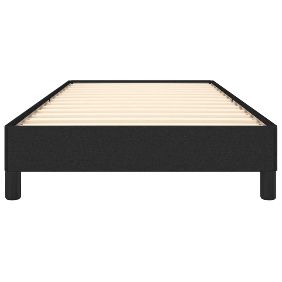 Bedframe Stof Zwart 100 x 200 cm 25 cm
