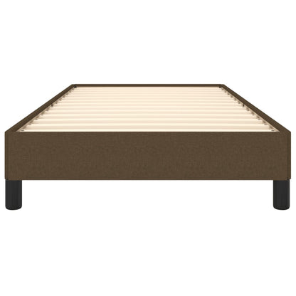 Bedframe Stof Donkerbruin 100 x 200 cm 25 cm