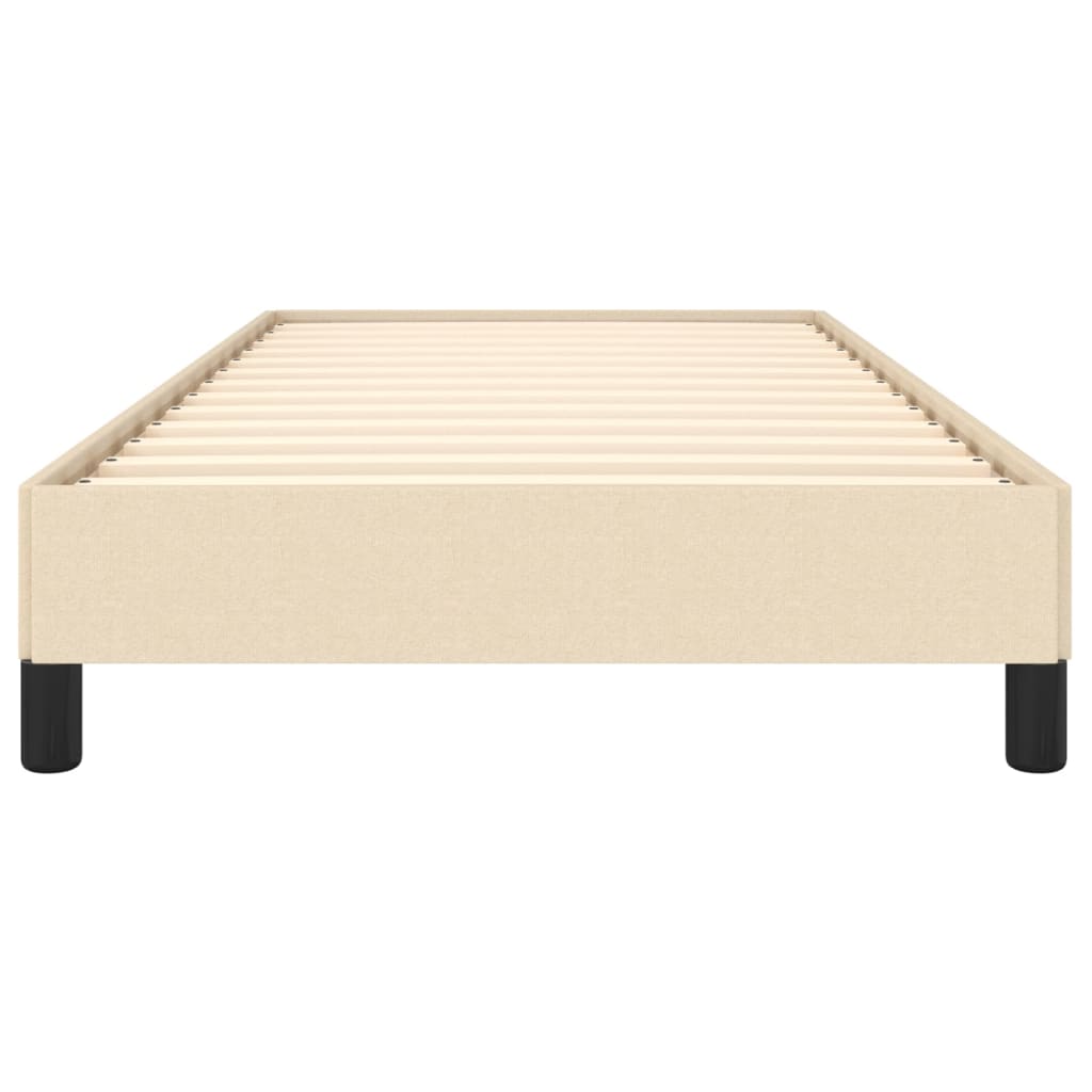 Bedframe Stof Kleurig Crème 100 x 200 cm 25 cm