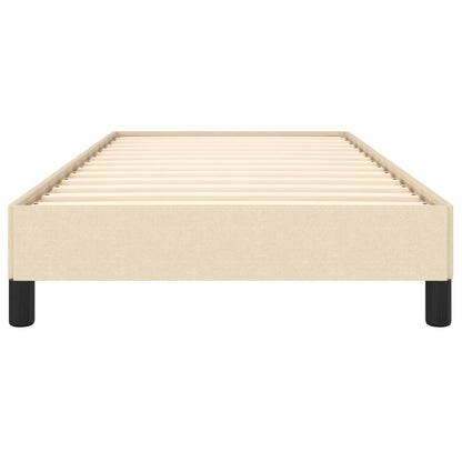 Bedframe Stof Kleurig Crème 100 x 200 cm 25 cm