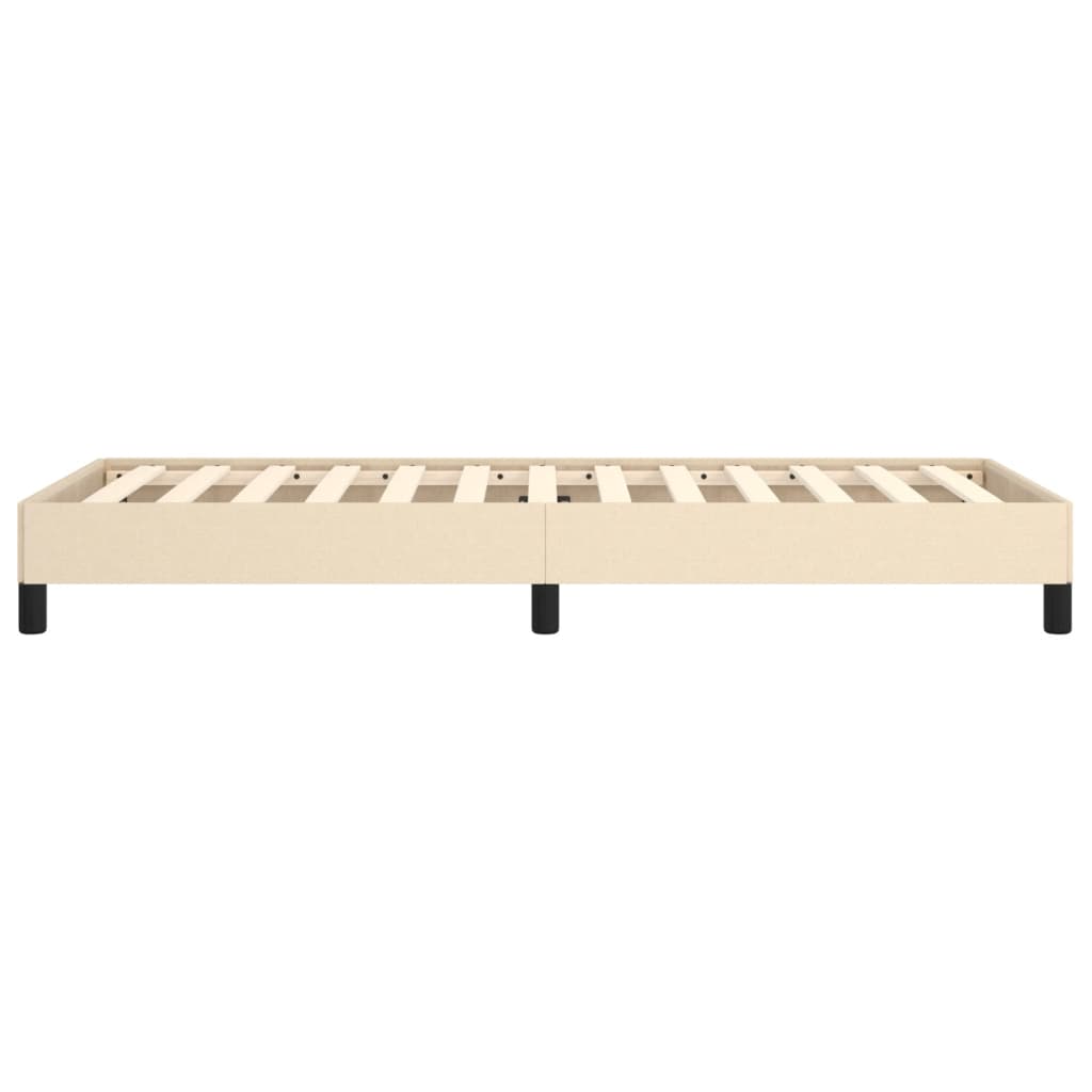 Bedframe Stof Kleurig Crème 100 x 200 cm 25 cm