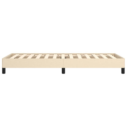 Bedframe Stof Kleurig Crème 100 x 200 cm 25 cm