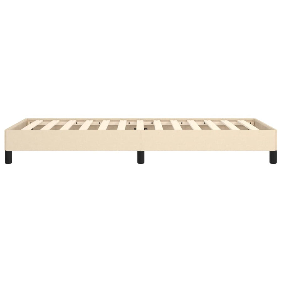 Bedframe Stof Kleurig Crème 100 x 200 cm 25 cm