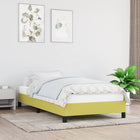 Bedframe Stof Groen 100X200 Cm 100 x 200 cm 25 cm