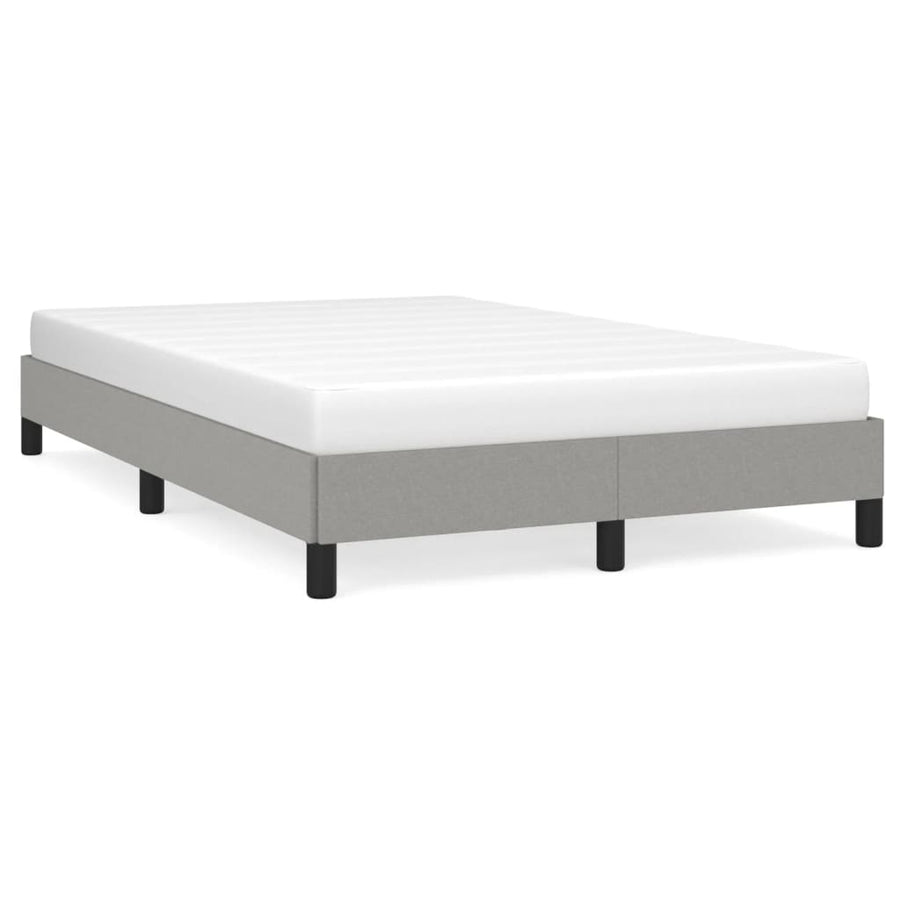 Bedframe Stof Lichtgrijs 120 x 200 cm 25 cm