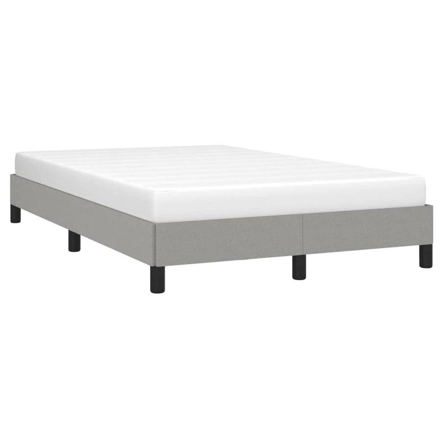 Bedframe Stof Lichtgrijs 120 x 200 cm 25 cm