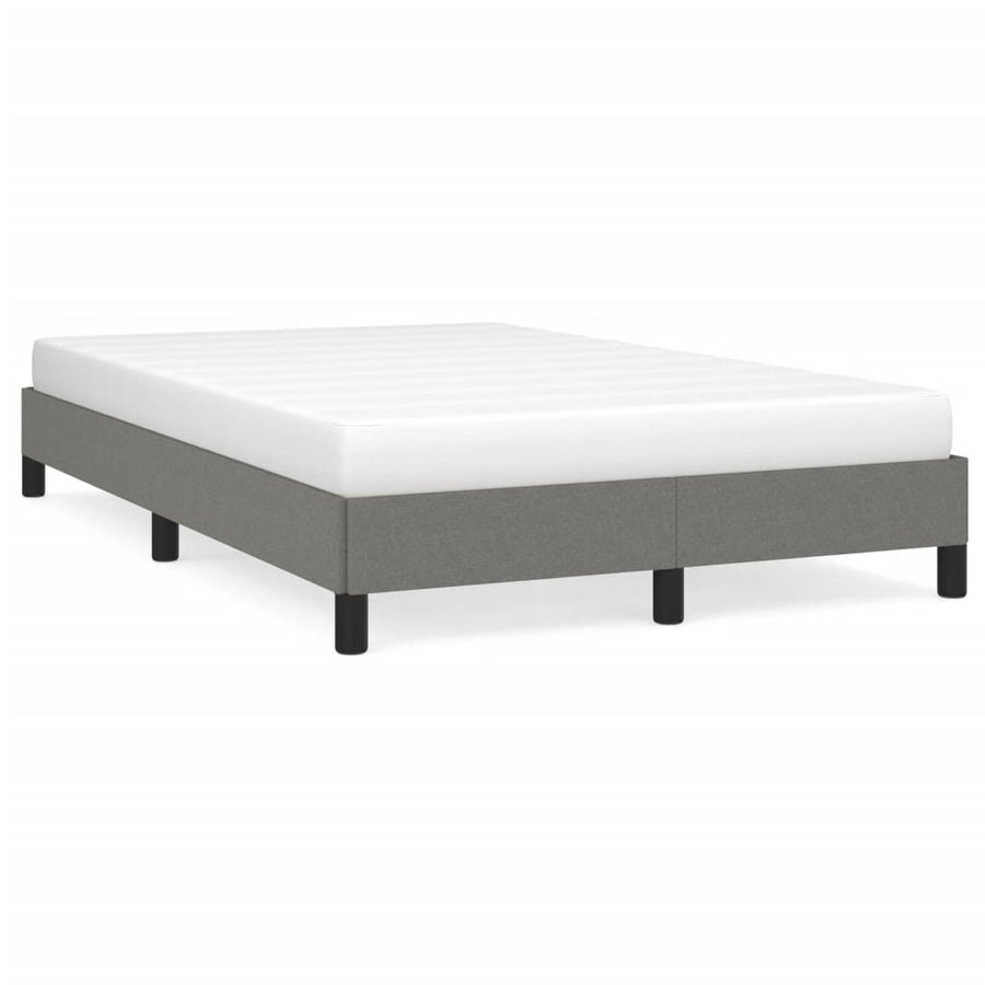 Bedframe Stof Donkergrijs 120 x 200 cm 25 cm