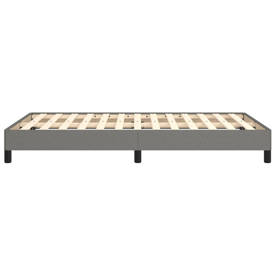 Bedframe Stof Donkergrijs 120 x 200 cm 25 cm