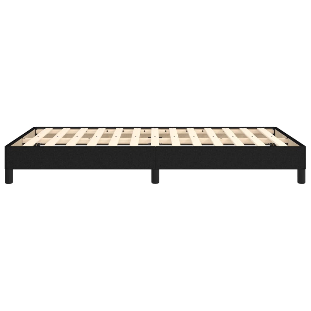 Bedframe Stof Zwart 120 x 200 cm 25 cm