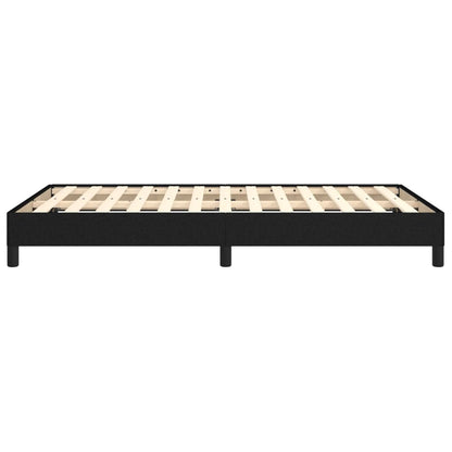 Bedframe Stof Zwart 120 x 200 cm 25 cm