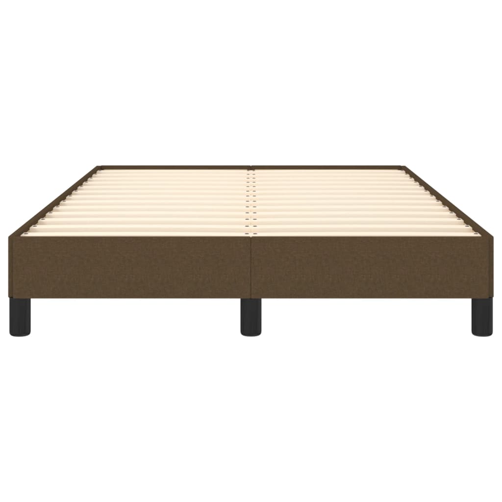 Bedframe Stof Donkerbruin 120 x 200 cm 25 cm