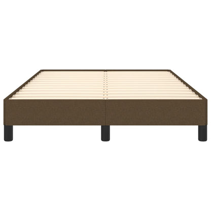 Bedframe Stof Donkerbruin 120 x 200 cm 25 cm