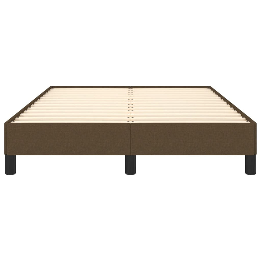 Bedframe Stof Donkerbruin 120 x 200 cm 25 cm