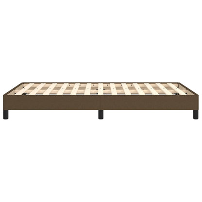 Bedframe Stof Donkerbruin 120 x 200 cm 25 cm