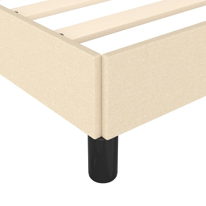 Bedframe Stof Kleurig Crème 120 x 200 cm 25 cm