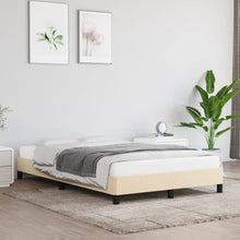 Bedframe Stof Kleurig Crème 120 x 200 cm 25 cm
