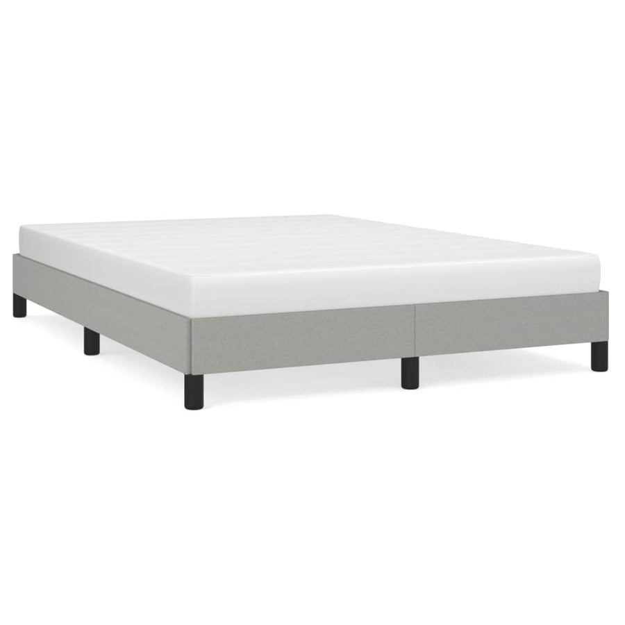 Bedframe Stof Lichtgrijs 140 x 190 cm 25 cm
