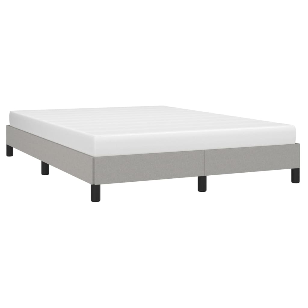Bedframe Stof Lichtgrijs 140 x 190 cm 25 cm