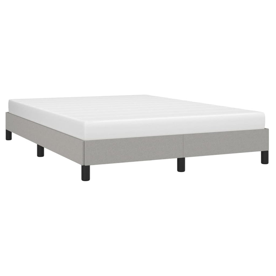 Bedframe Stof Lichtgrijs 140 x 190 cm 25 cm