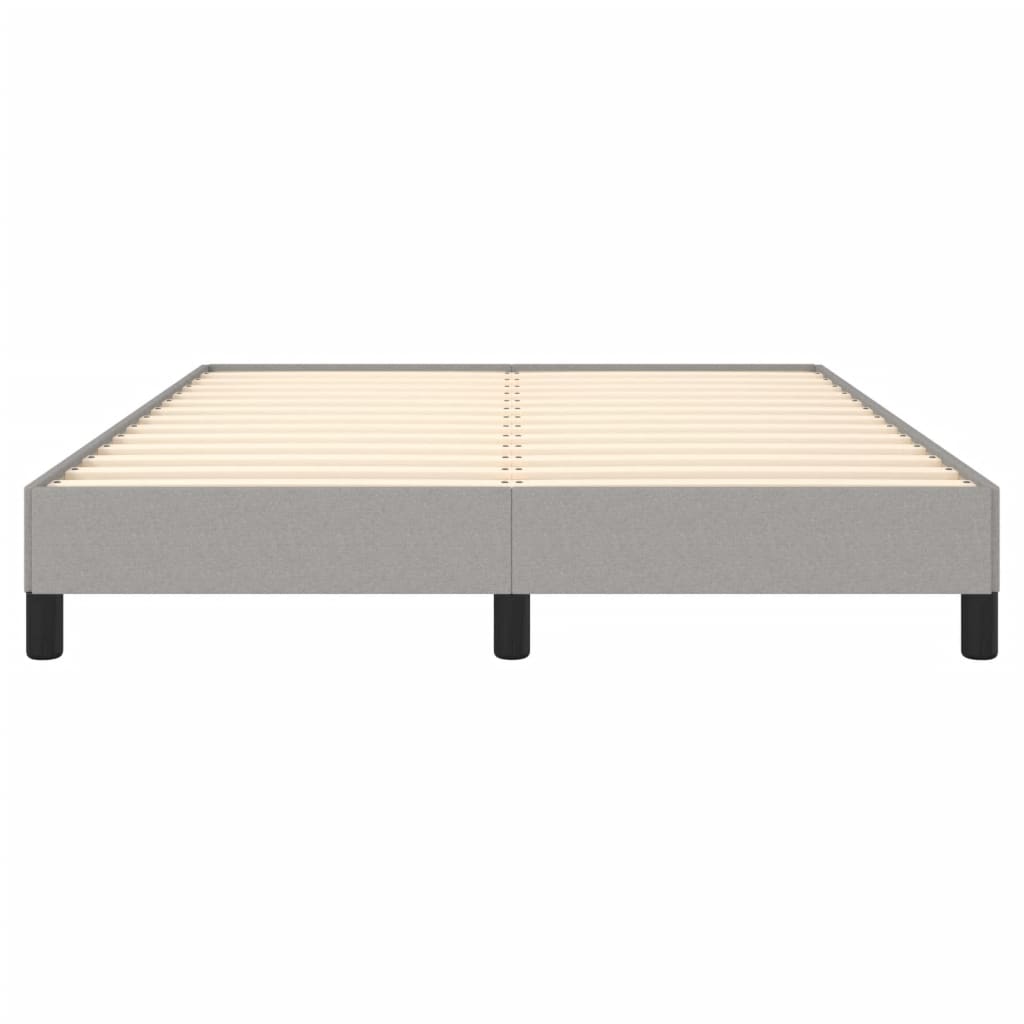 Bedframe Stof Lichtgrijs 140 x 190 cm 25 cm