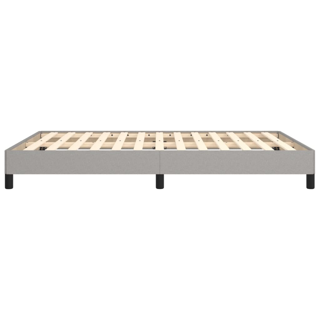 Bedframe Stof Lichtgrijs 140 x 190 cm 25 cm