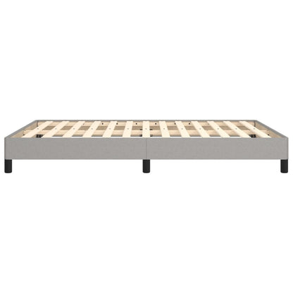 Bedframe Stof Lichtgrijs 140 x 190 cm 25 cm