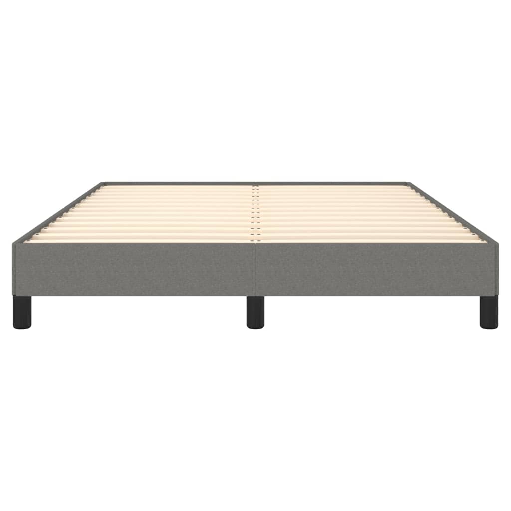 Bedframe Stof Donkergrijs 140 x 190 cm 25 cm