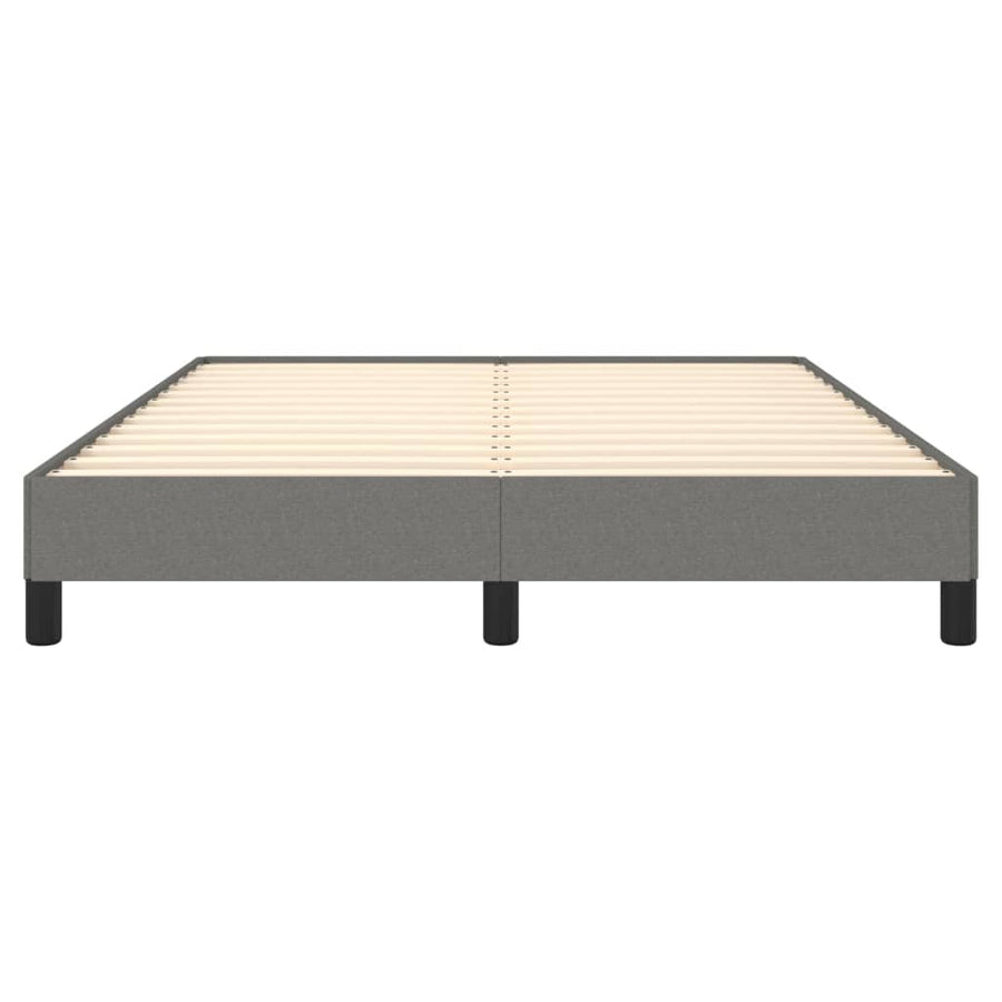 Bedframe Stof Donkergrijs 140 x 190 cm 25 cm
