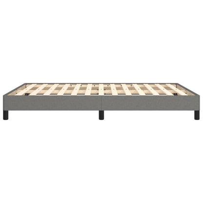 Bedframe Stof Donkergrijs 140 x 190 cm 25 cm