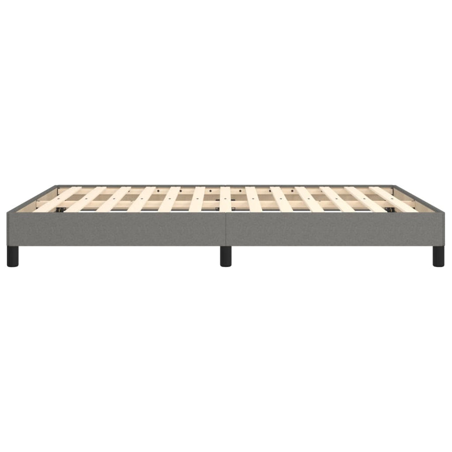 Bedframe Stof Donkergrijs 140 x 190 cm 25 cm
