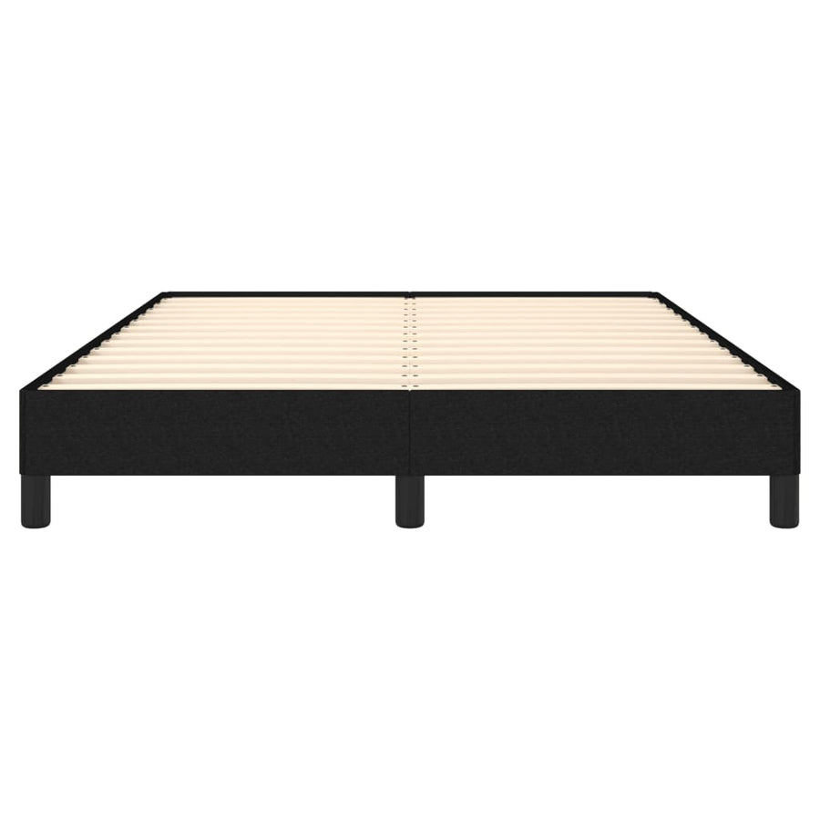 Bedframe Stof Zwart 140 x 190 cm 25 cm