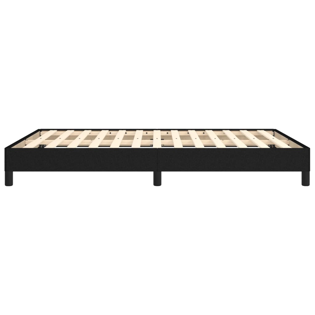 Bedframe Stof Zwart 140 x 190 cm 25 cm