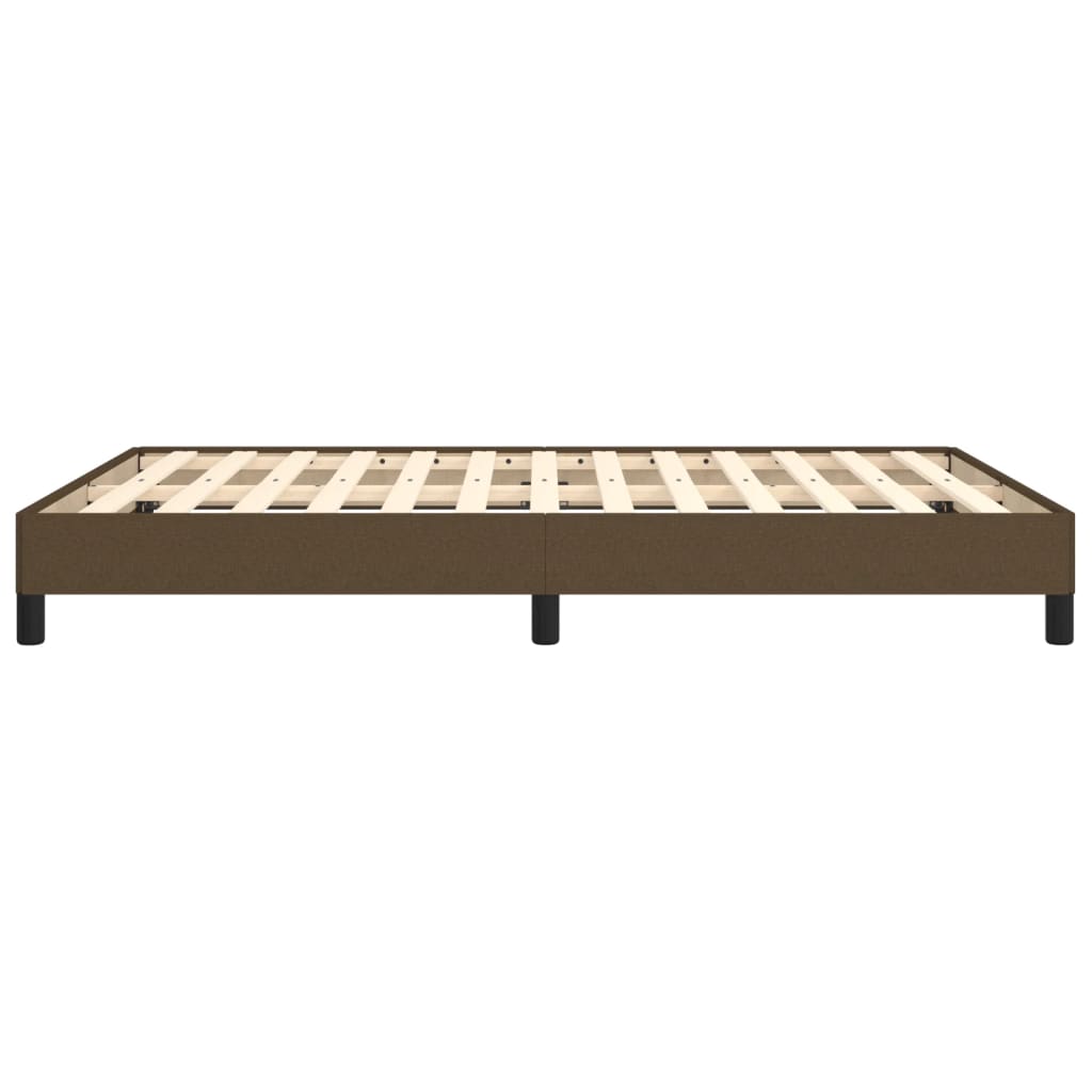 Bedframe Stof Donkerbruin 140 x 190 cm 25 cm