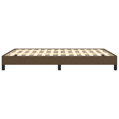 Bedframe Stof Donkerbruin 140 x 190 cm 25 cm